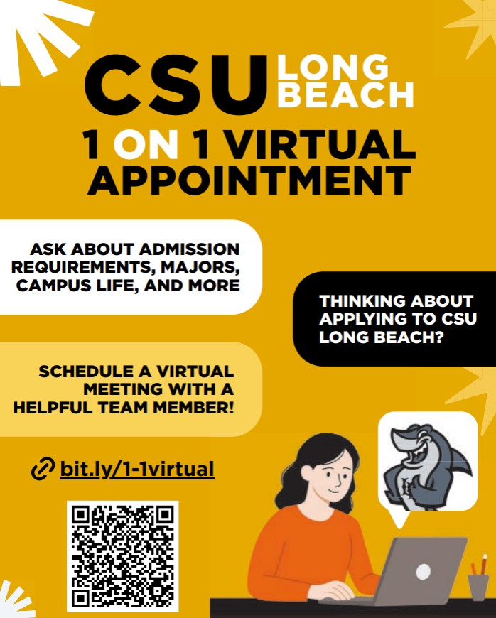 CSULB one on one virtual appointment